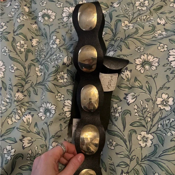 NWT Free People Black Belt with Metal Buckle NWT - Picture 2 of 4